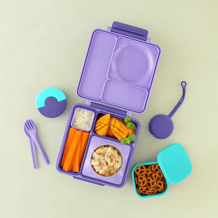 OmieBox OmieSnack Silicone Snack Box - Teal