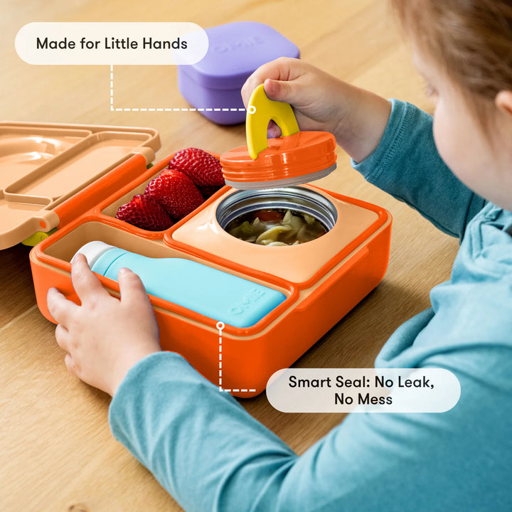 PRE-ORDER - OmieBox Hot & Cold Lunch Box V2 - Poppy Orange