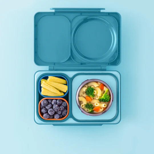 OmieBox UP Silicone Dip Container Set Of 2 - Blue/Orange