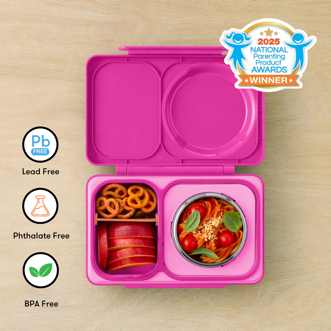 OmieBox UP Hot & Cold Lunch Box - Pop Pink