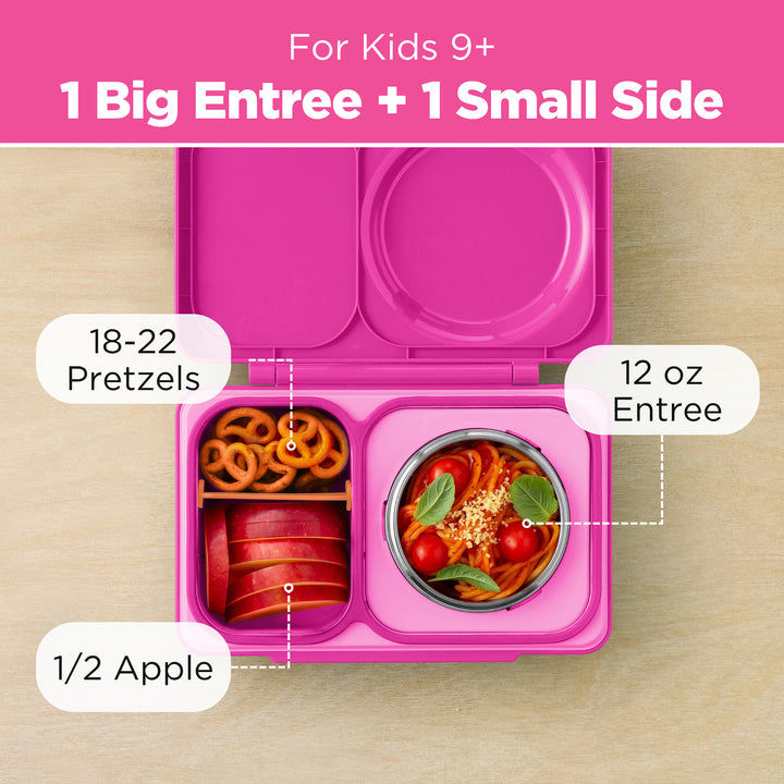 OmieBox UP Hot & Cold Lunch Box - Pop Pink