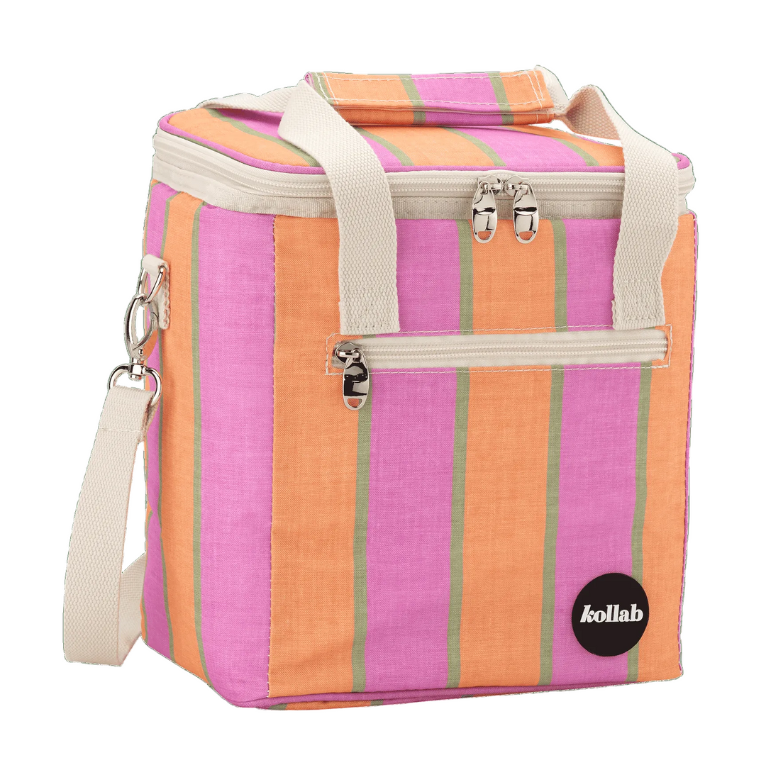 Kollab Mini Insulated Cooler Bag - Sunset Stripe