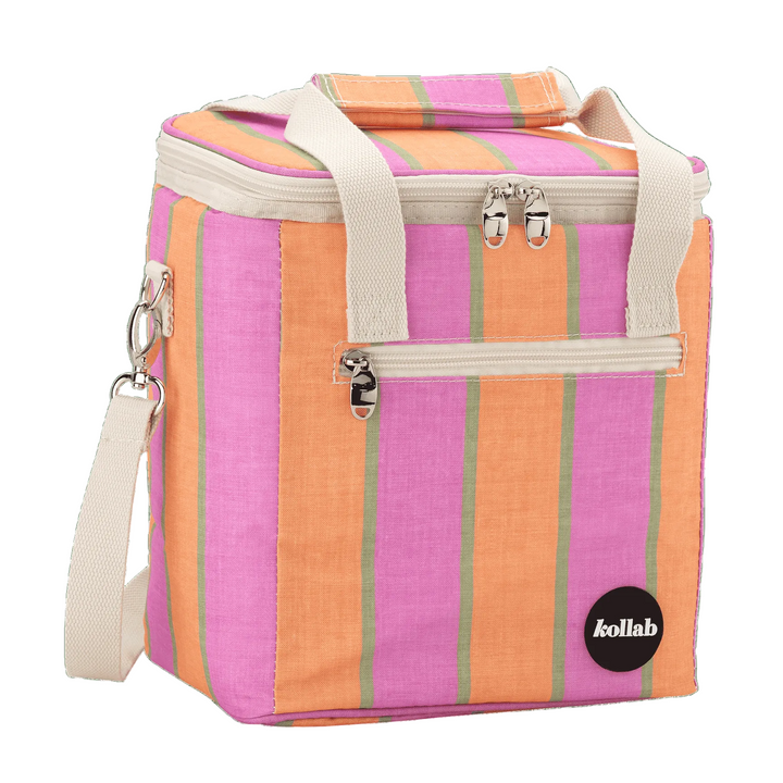 Kollab Mini Insulated Cooler Bag - Sunset Stripe