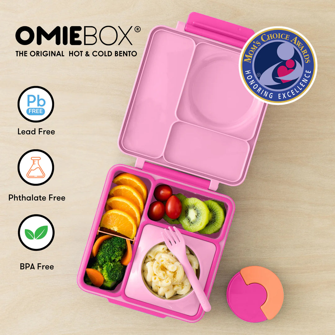 PRE-ORDER - OmieBox Hot & Cold Lunch Box V2 - Pixie Pink