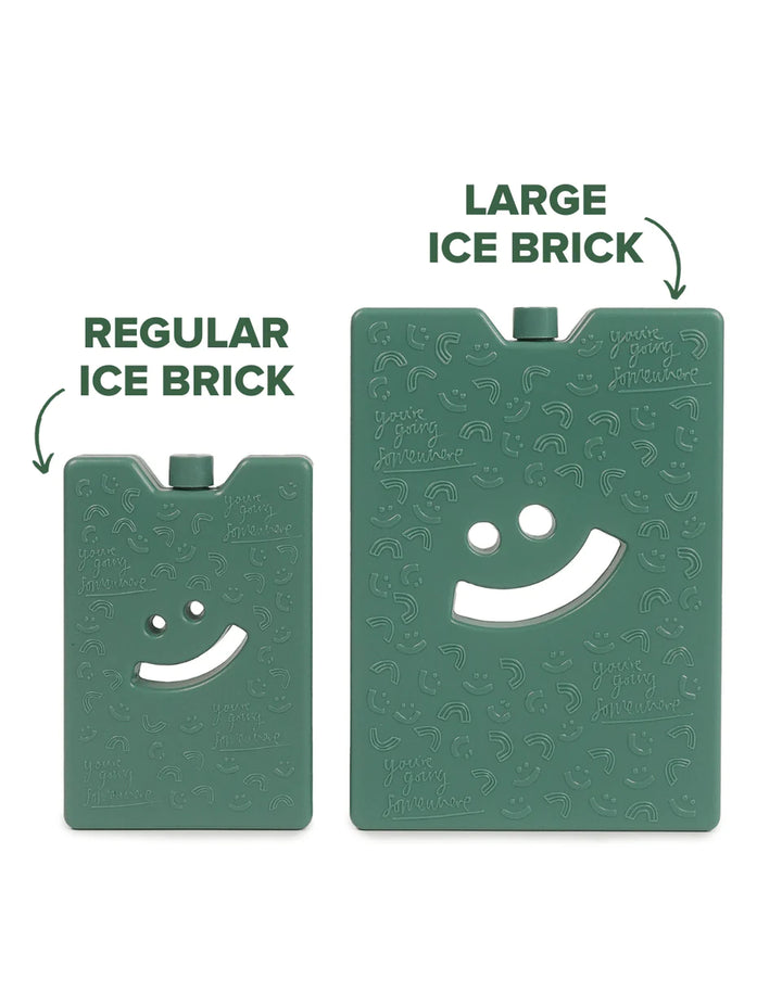 The Somewhere Co Ice Brick LARGE - Forest Green