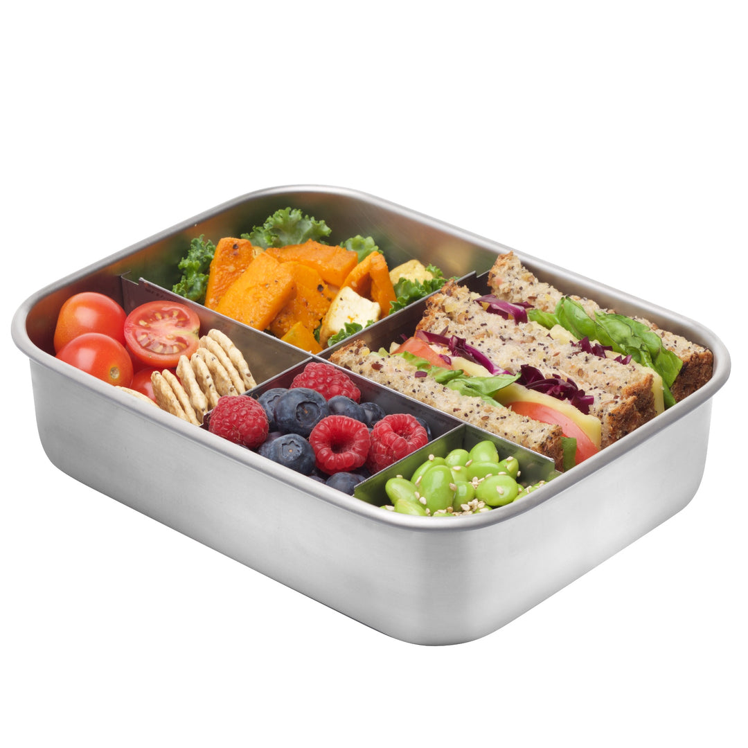 Smash Stainless Steel Bento Lunch Box - Black