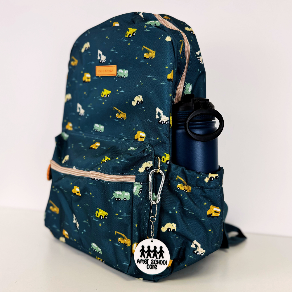 After School Reminder Bag Tag Set - Custom 5 Pack