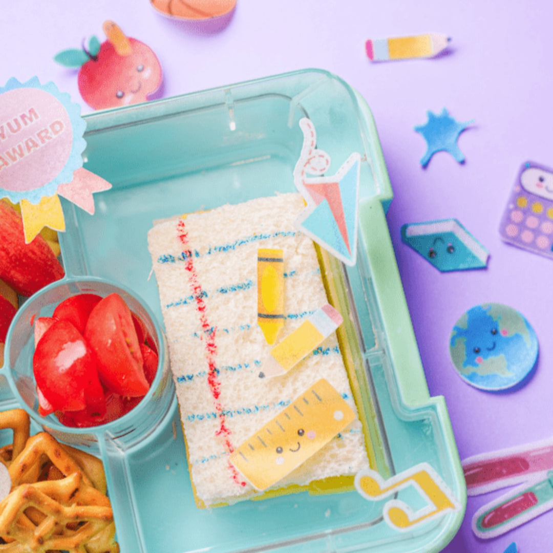 Sticketies Edible Lunchbox Stickers - School