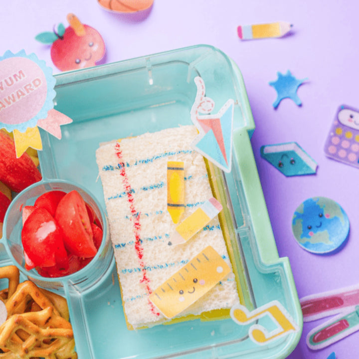 Sticketies Edible Lunchbox Stickers - School