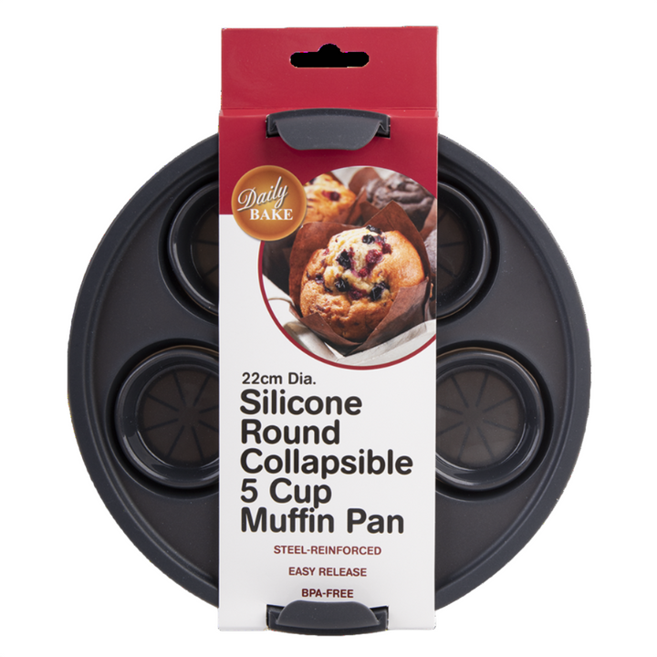 Silicone Air Fryer Round 5 Hole Muffin Pan