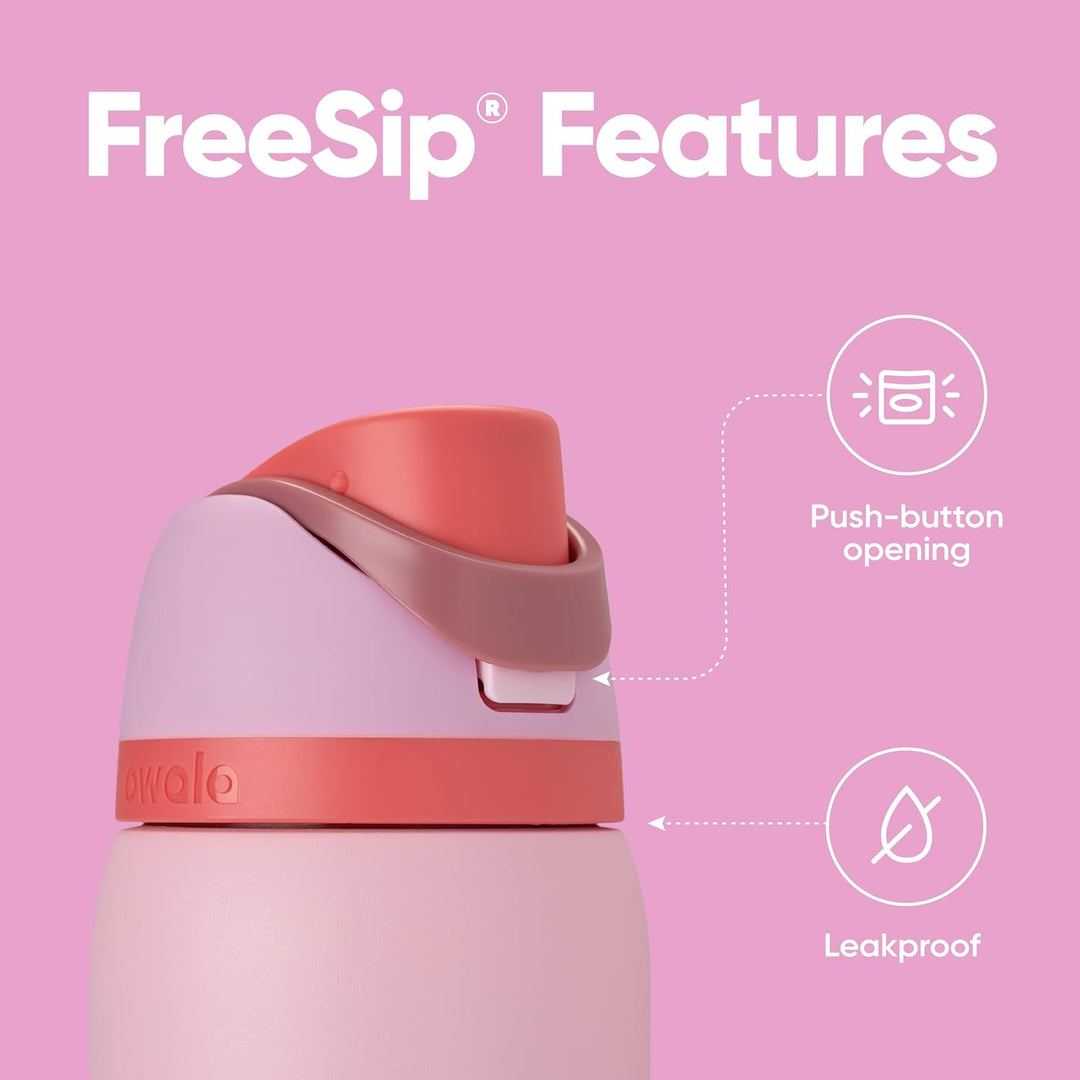 Owala Insulated FreeSip Drink Bottle - 945ml - Angel Food Cake