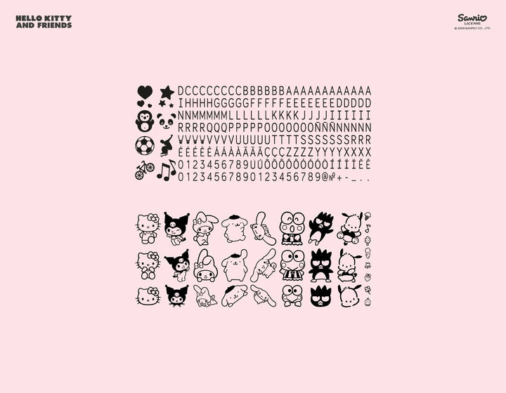 Hello Kitty & Friends DIY Customisable Stamp for Clothing & Objects