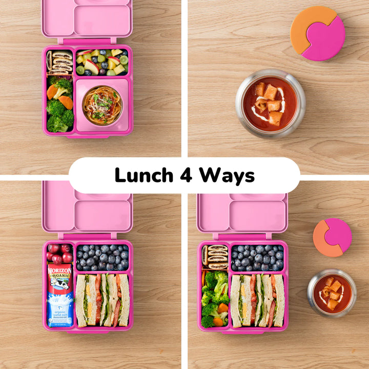 PRE-ORDER - OmieBox Hot & Cold Lunch Box V2 - Pixie Pink