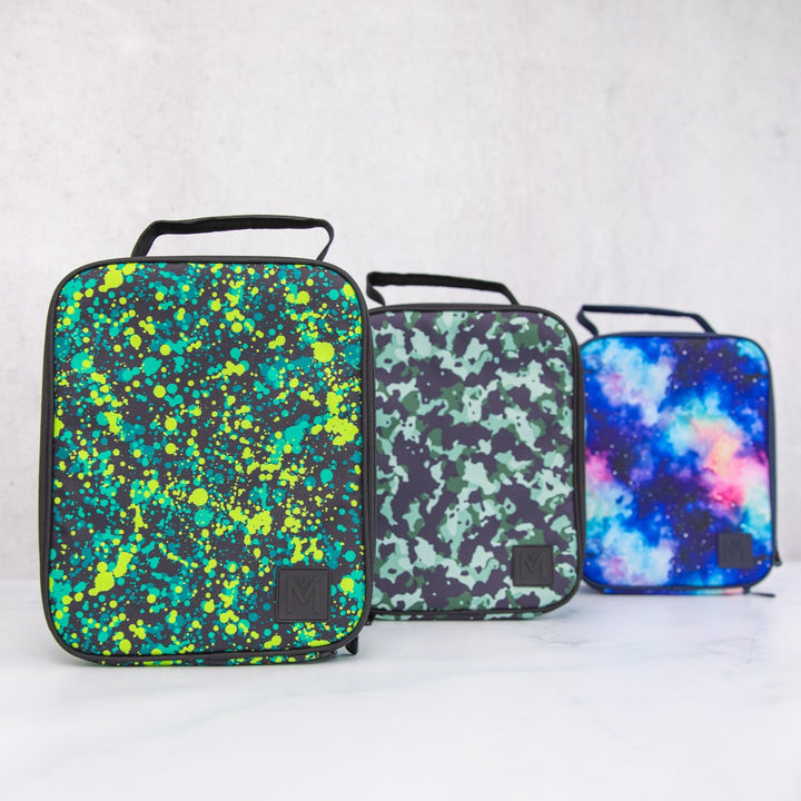 MontiiCo Large Insulated Lunch Bag - Splat