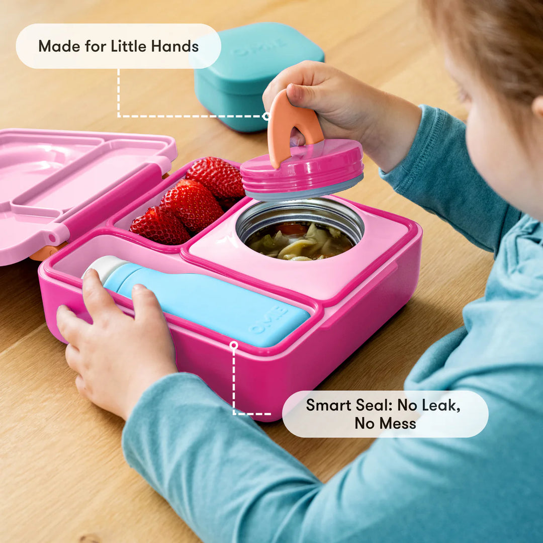 PRE-ORDER - OmieBox Hot & Cold Lunch Box V2 - Pixie Pink