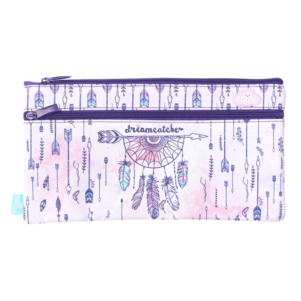 Spencil Twin Zip Pencil Case - Dreamcatcher