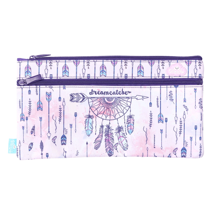 Spencil Twin Zip Pencil Case - Dreamcatcher