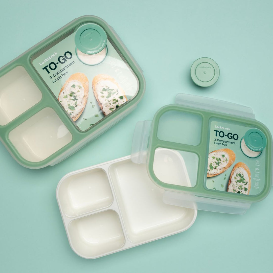 LocknLock To-Go Bento Box 1.5L - Mint I The Bento Buzz