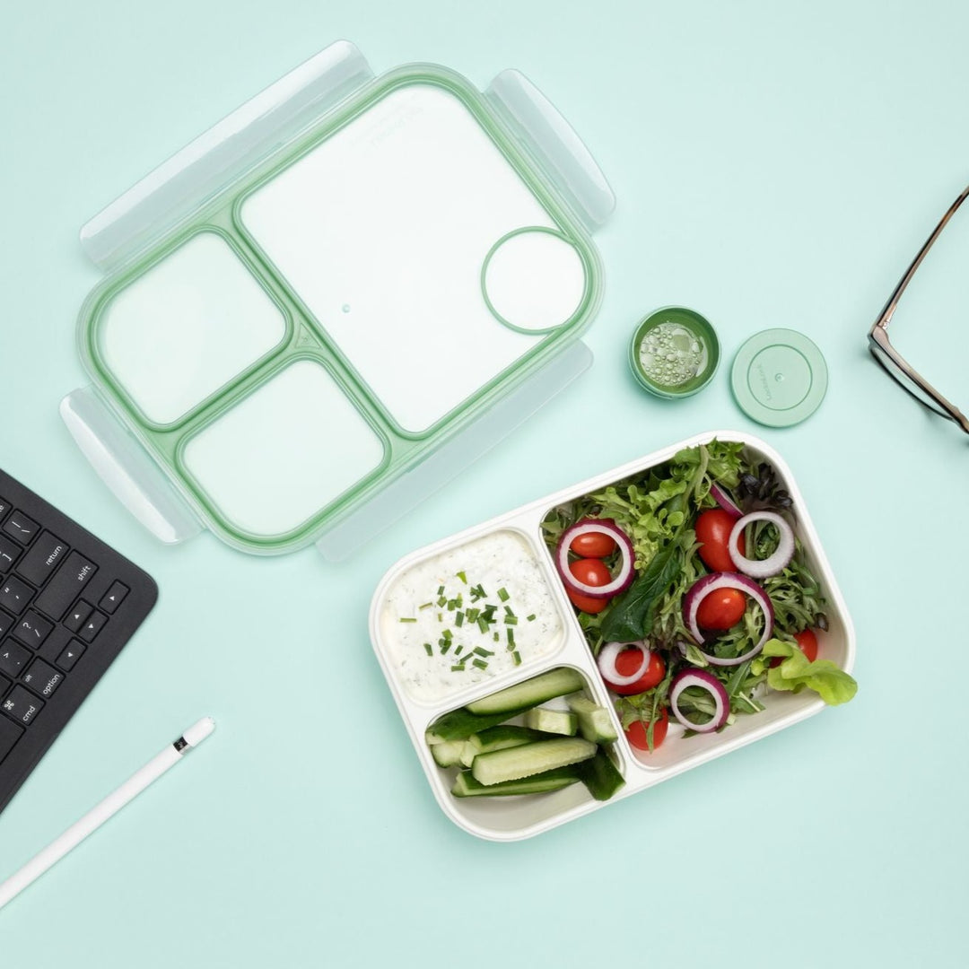 LocknLock To-Go Bento Box 1.5L - Mint I The Bento Buzz