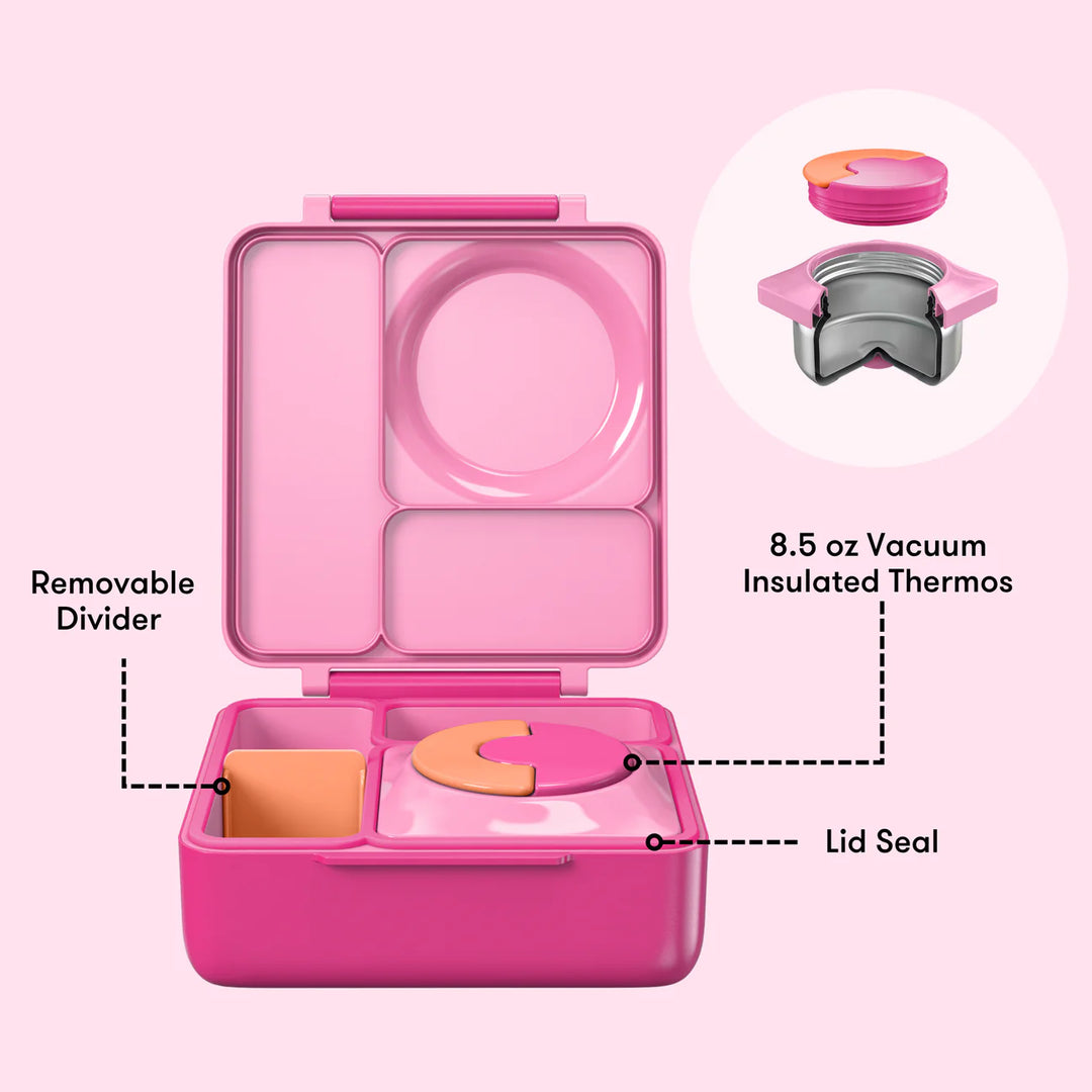 PRE-ORDER - OmieBox Hot & Cold Lunch Box V2 - Pixie Pink