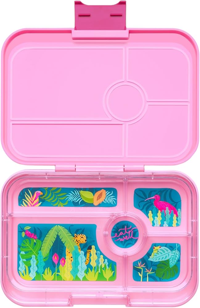 Yumbox Tapas Lunch Box 5 - Capri Pink - Jungle