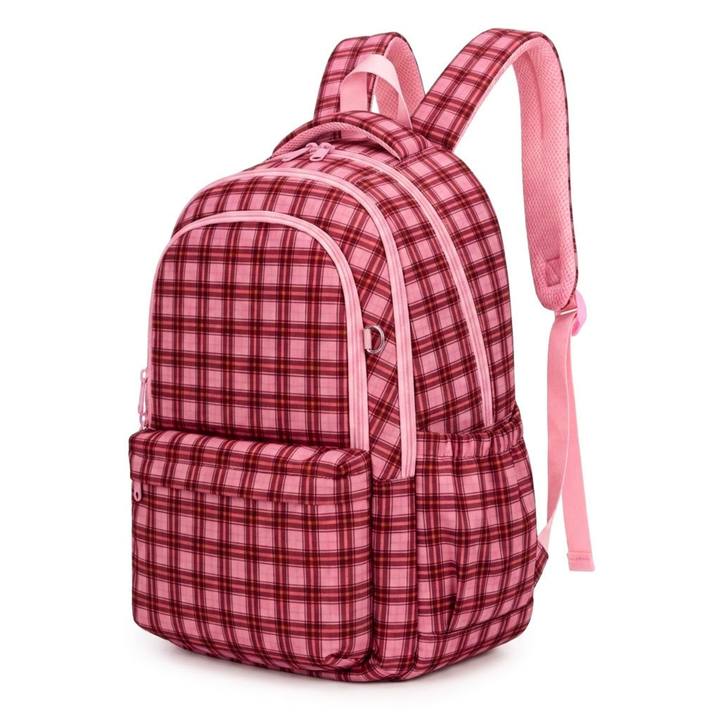 Kinnder Campus/Junior Backpack + Insulated Lunch Bag + Ice Pack Bundle - Berry Tarte
