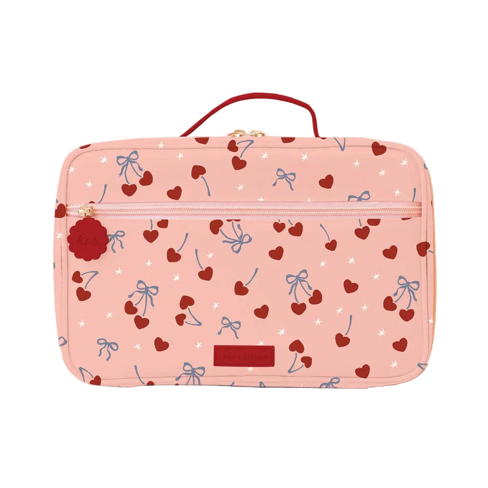 PRE-ORDER Fox & Fallow Insulated Lunch Bag - LARGE - Cherry Bomb