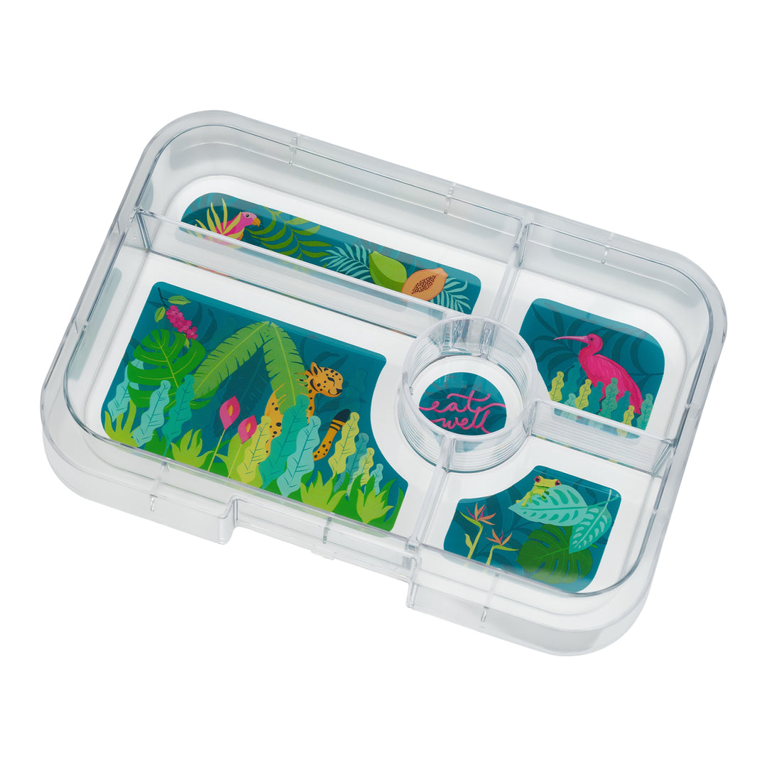 Yumbox Tapas Lunch Box 5 - Palm Green - Jungle