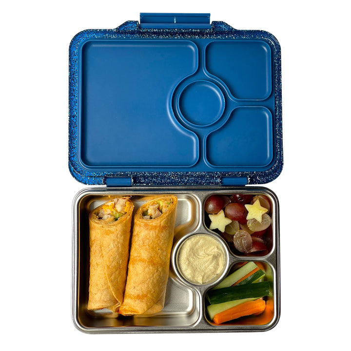 Yumbox Prêt Stainless Steel Bento Box - Twilight Blue Glitter