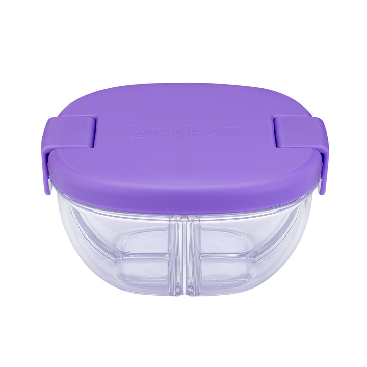 Yumbox 3 Compartment Snack Bowl - Haze Purple