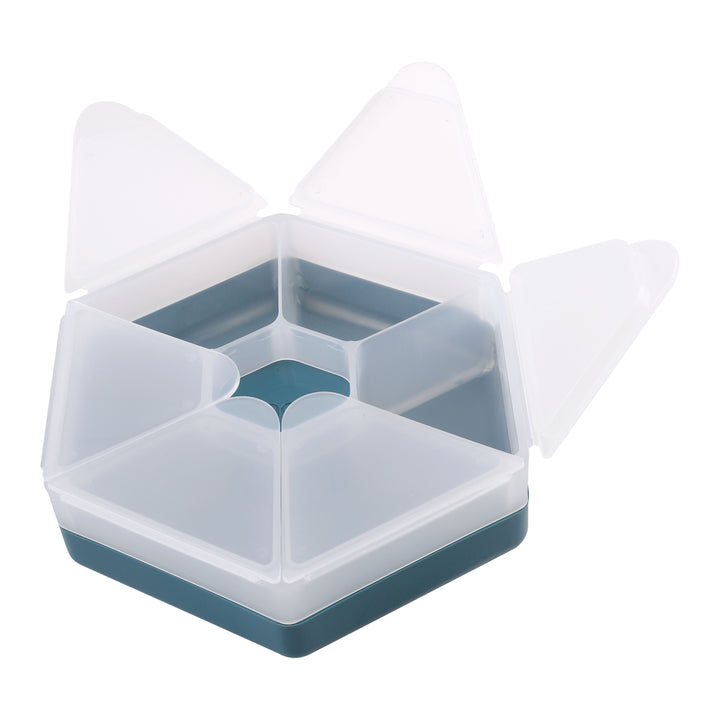 Melii Luxe Hexagon Snackle Box - Blue