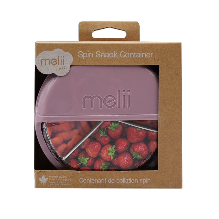 Melii Luxe Spin Snack Container - Pink