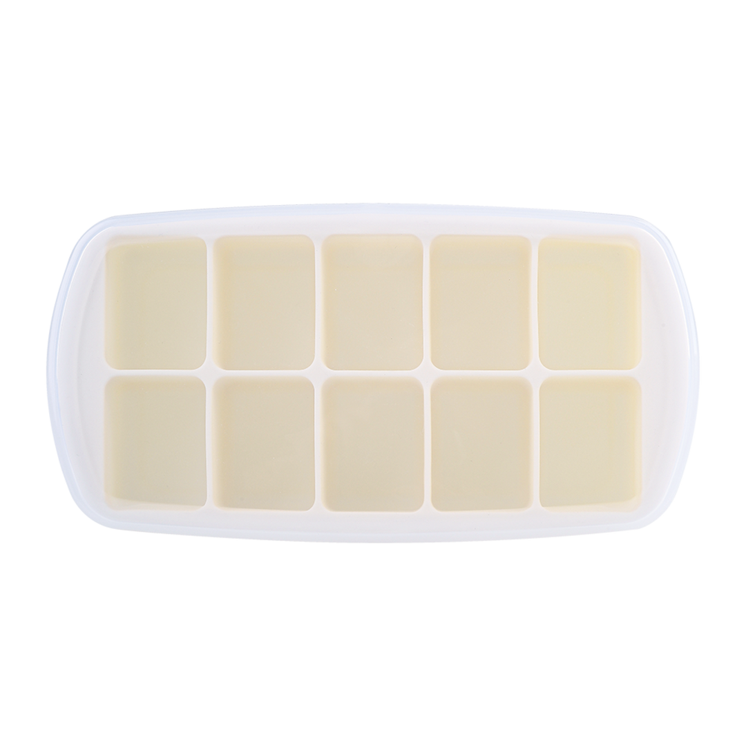 Melii Luxe Food Freezer Tray With Lid - Ivory