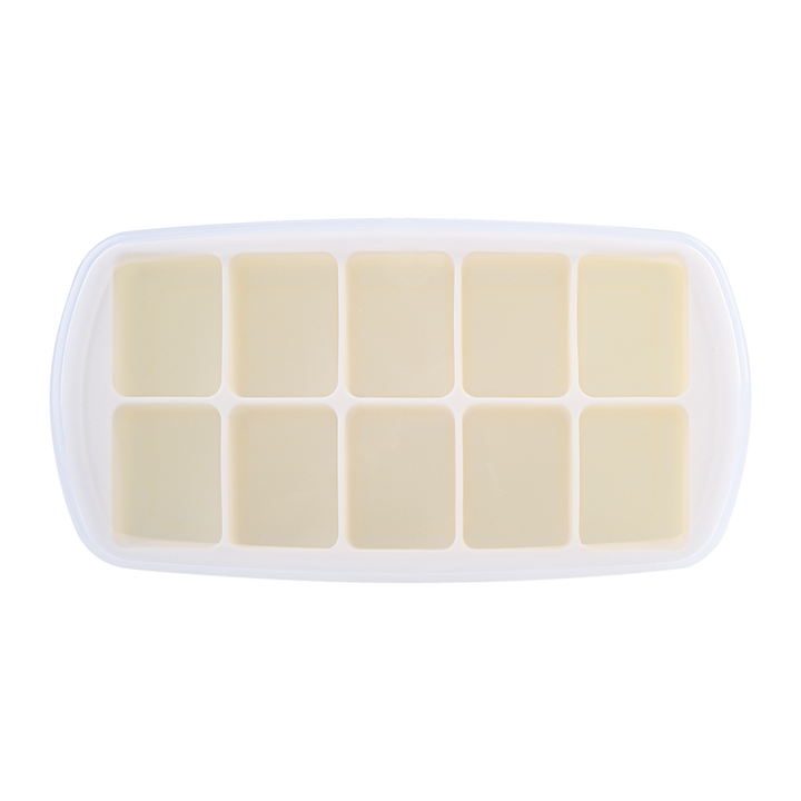Melii Luxe Food Freezer Tray With Lid - Ivory