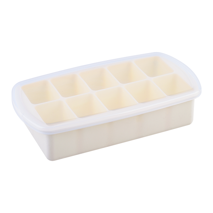 Melii Luxe Food Freezer Tray With Lid - Ivory