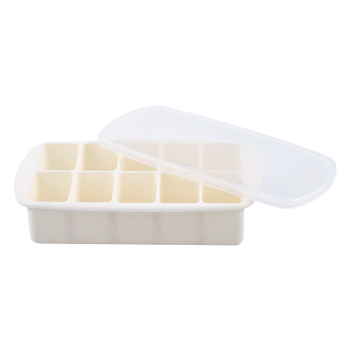 Melii Luxe Food Freezer Tray With Lid - Ivory