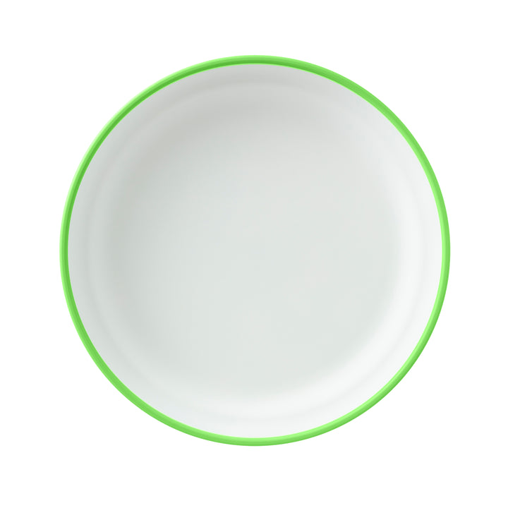 Omie Easy Scoop Plate With Divider - Green