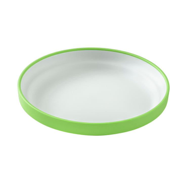 Omie Easy Scoop Plate With Divider - Green