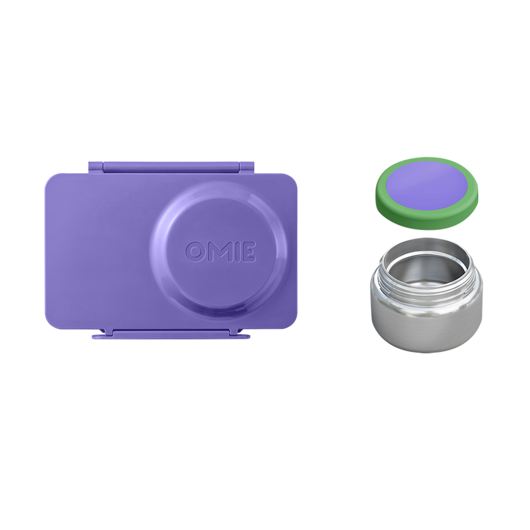 OmieBox UP Hot & Cold Lunch Box - Galaxy Purple