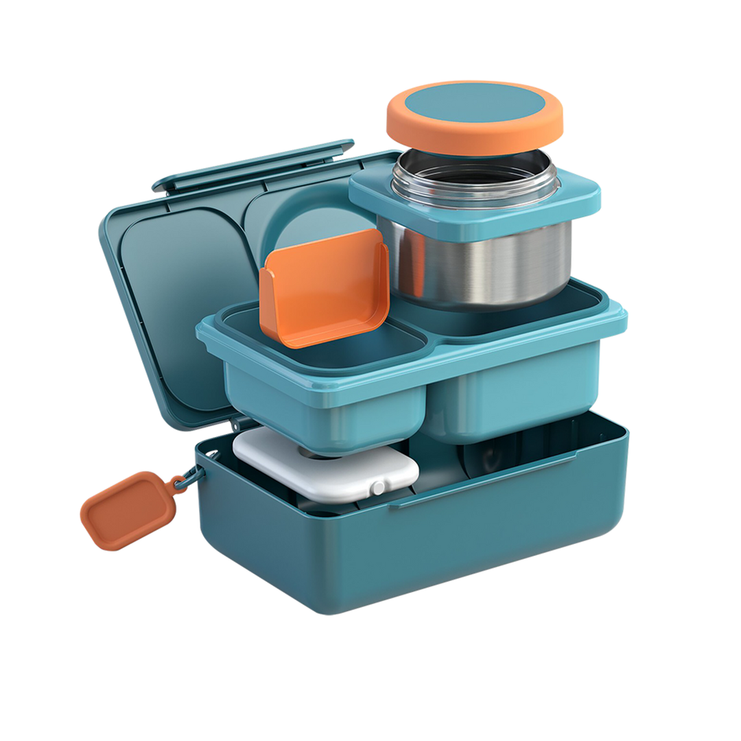 OmieBox UP Hot & Cold Lunch Box - Teal Green