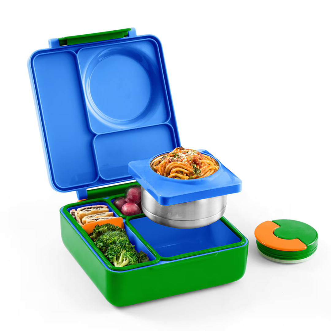 OmieBox Hot & Cold Lunch Box V2 - Monster Blue