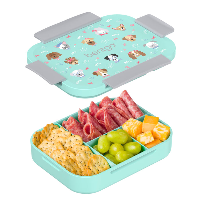 Bentgo Kids Snap & Go Lunch Box - Puppies