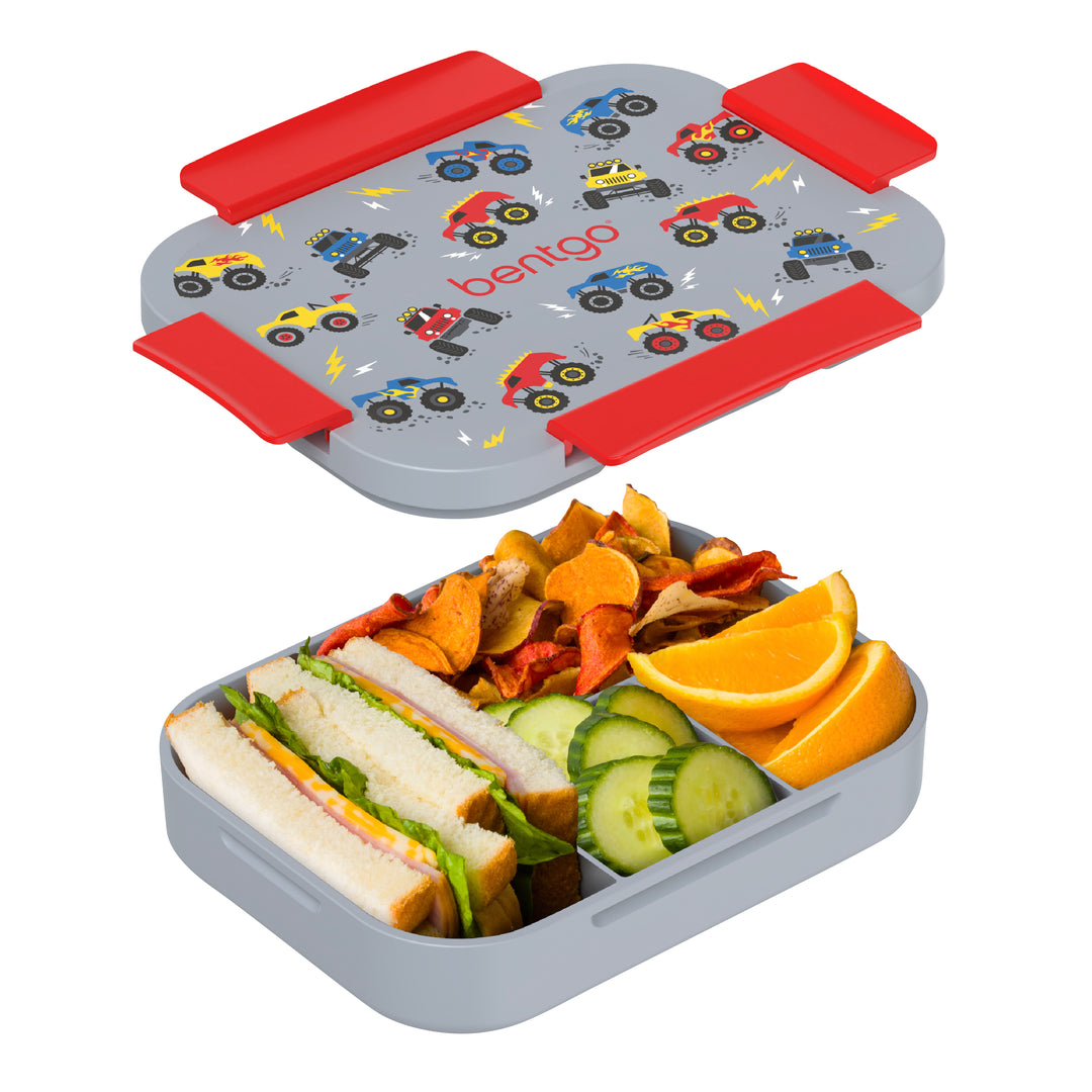 Bentgo Kids Snap & Go Lunch Box - Trucks