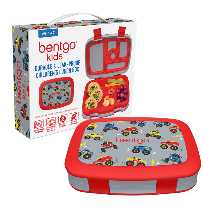 Bentgo Kids Lunch Box - Prints - Trucks
