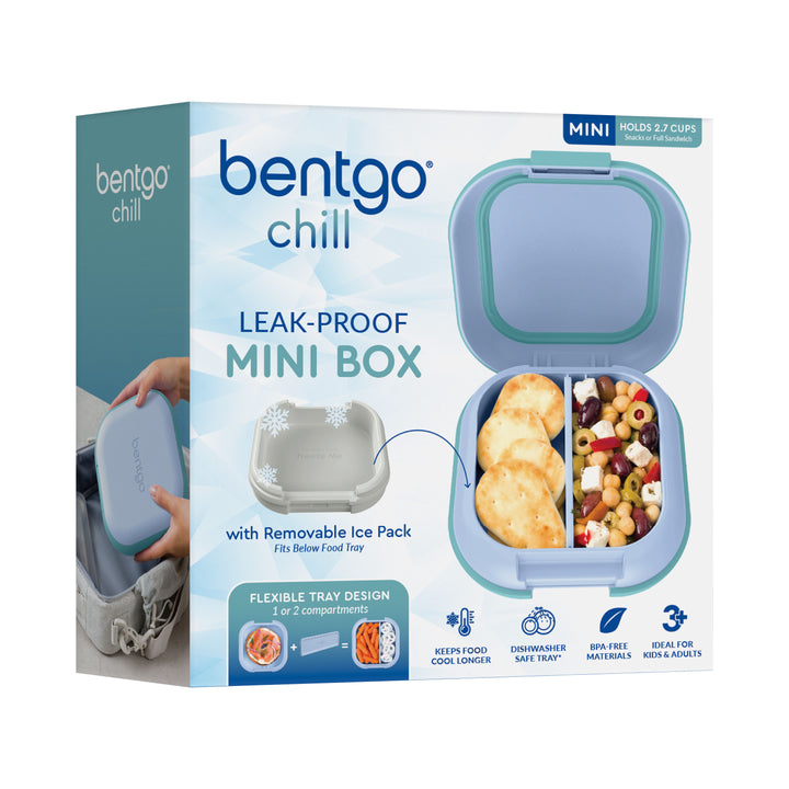 Bentgo Chill Mini Snack Box with Ice Pack - Tide Blues