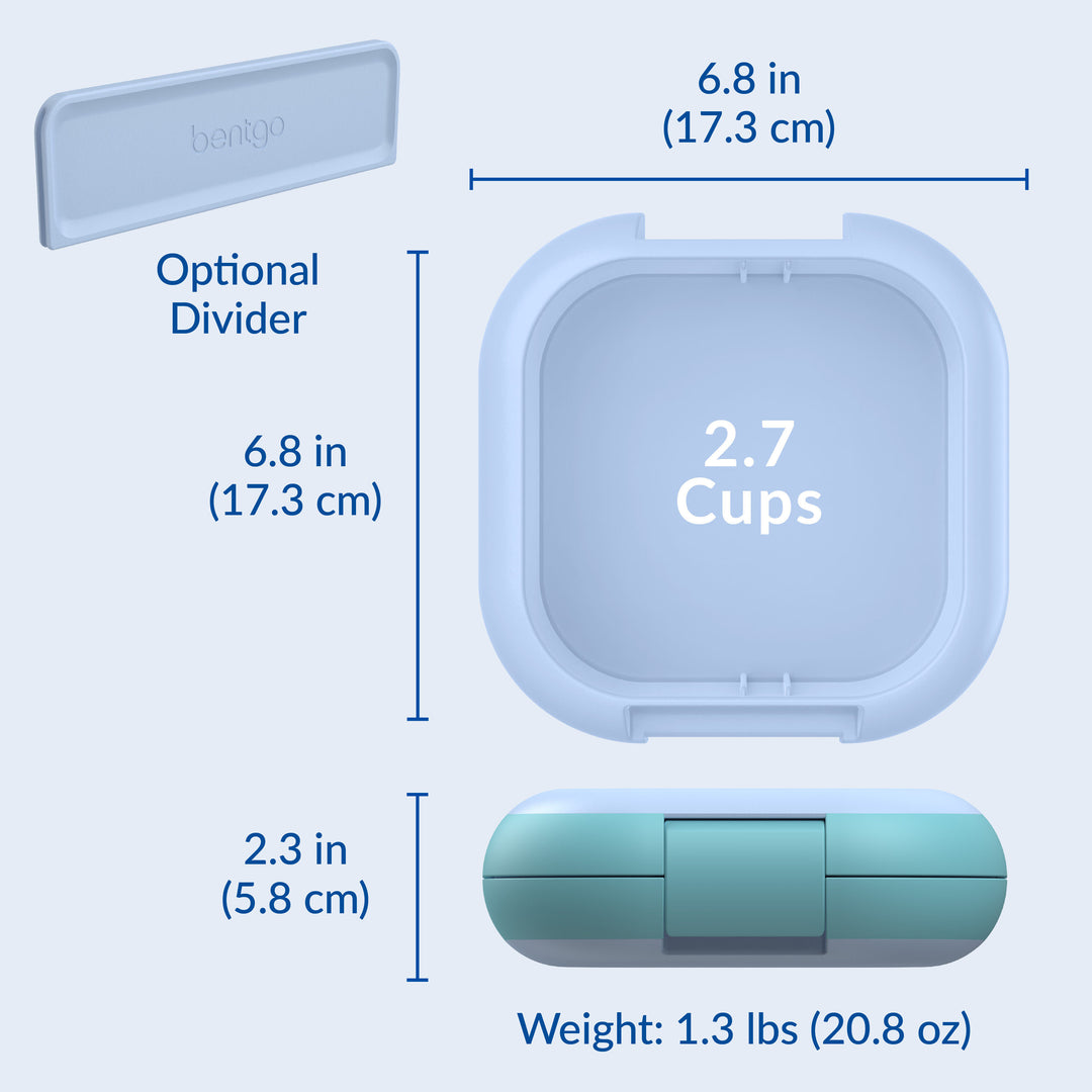 Bentgo Chill Mini Snack Box with Ice Pack - Tide Blues