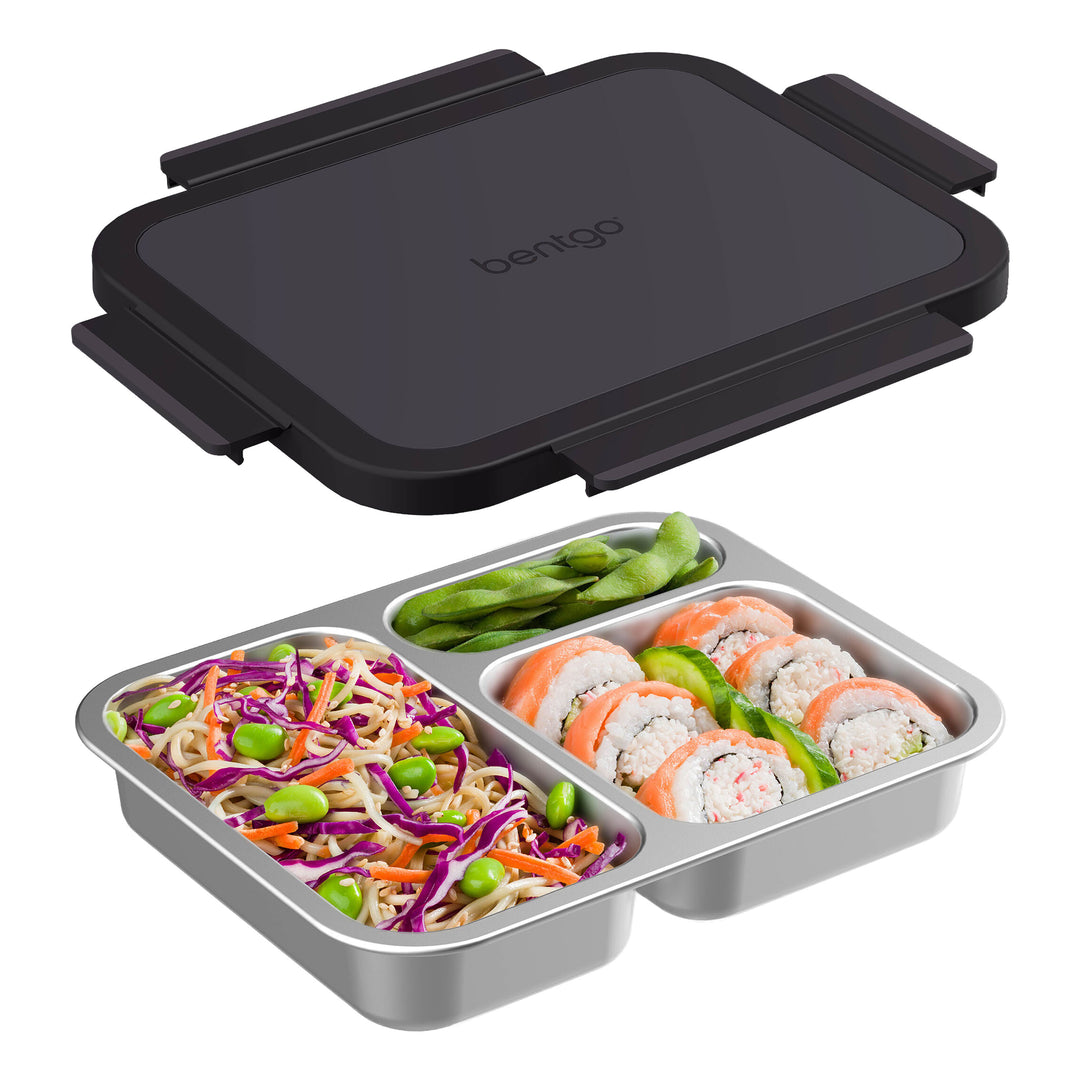 Bentgo Stainless Steel Lunch Box - Black