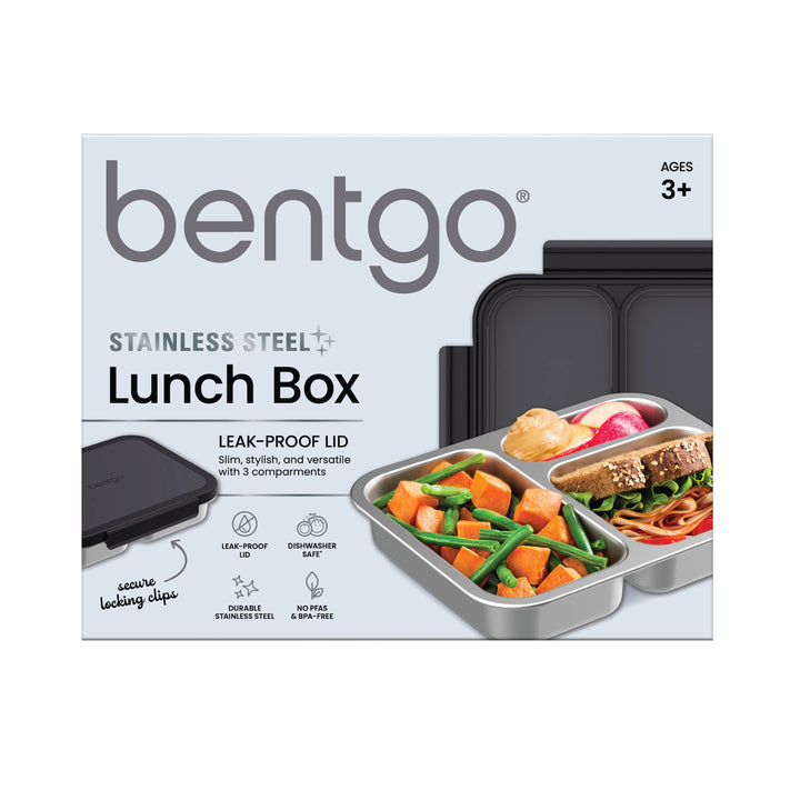 Bentgo Stainless Steel Lunch Box - Black