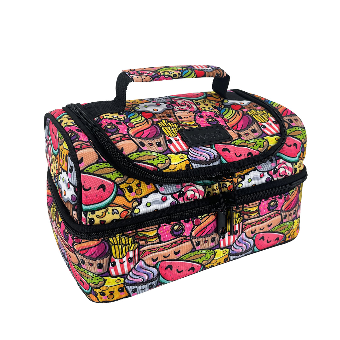 Sachi Double Decker Insulated Lunch Bag - Squishies