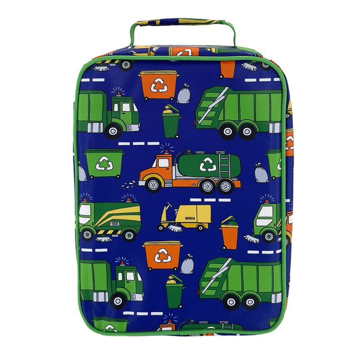 Sachi Insulated Lunch Bag - Garbage Trucks